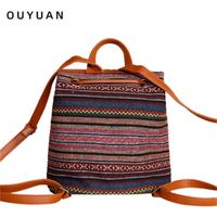 New Style Ethnic Woven Tassel Backpack Wholesale Nihaojewelry main image 3