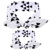 Simple Style Commute Plaid Bow Knot Cloth Printing Hair Band sku image 6