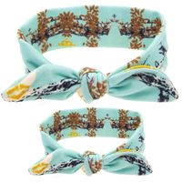 Simple Style Commute Plaid Bow Knot Cloth Printing Hair Band sku image 4