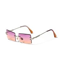 Retro Diamond Trim Transparent Glasses sku image 5