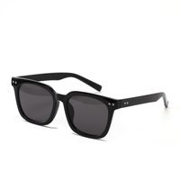 Fashion Jelly Color Full Frame Black Sunglasses sku image 2
