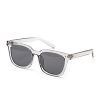 Fashion Jelly Color Full Frame Black Sunglasses sku image 5