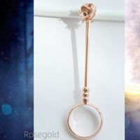 Retro Roségold Mattgold Raucher Ring Verstellbare Dünne Zigarette Zigarettenspitze Ringe sku image 7