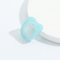Retro Candy Color Acrylic Ring Wholesale sku image 12