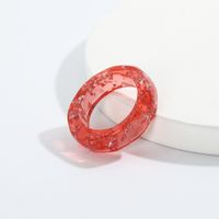 Retro Candy Color Acrylic Ring Wholesale sku image 8