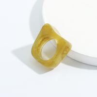 Retro Candy Color Acrylic Ring Wholesale sku image 2