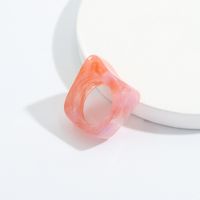 Retro Candy Color Acrylic Ring Wholesale sku image 3