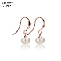 Womens Geometry Electroplating Copper  Beads Jinser Earrings Tm190423118865 sku image 2