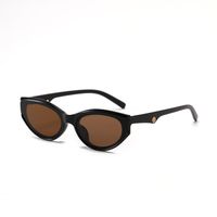 Retro Toad Cat Eye Brown Sunglasses sku image 1