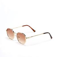 Wholesale Fashion Metal Oval Sunglasses sku image 3