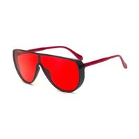 Gafas De Sol De Montura Grande De Una Sola Pieza Y Estilo Nuevo De Moda sku image 1