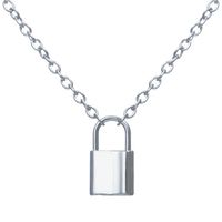 New Fashion Style Creative Key Lock Pendant Four-layer Necklace sku image 2