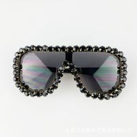 Wholesale Accessories Color Diamond Frame Sunglasses Nihaojewelry sku image 1