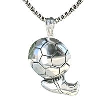 Wholesale Sneakers Football Shooting Pendant Pendants Stainless Steel Necklace Nihaojewelry main image 1