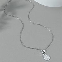 Wholesale Jewelry Tennis Racket Pendant Titanium Steel Necklace Nihaojewelry main image 4