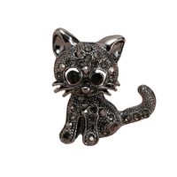 Vente En Gros Jolie Broche En Verre Perle De Chat Nihaojewelry main image 6