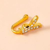 Wholesale Fashion Micro Diamond Cute Rabbit Nose Ring Nihaojewelry main image 4