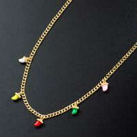 18k Color Small Pendant Copper Necklace Wholesale Nihaojewelry main image 4