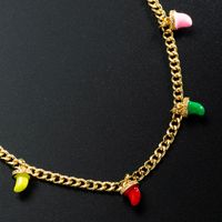18k Color Small Pendant Copper Necklace Wholesale Nihaojewelry main image 5