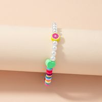 Soft Ceramic Pearl Heart Shape Fruit Bracelet Wholesale Jewelry Nihaojewelry main image 5