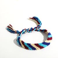 Ethnic Style Cotton Weaving Color Wide Bracelet Wholesale Jewelry Nihaojewelry main image 4