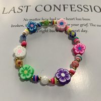 Wholesale New Flower Soft Ceramic Contrast Color Bracelet Nihaojewelry main image 3