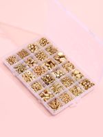 Golden Geometric Diy Bracelet Material Box 24 Grid Set Wholesale Nihaojewelry main image 3