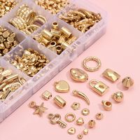 Golden Geometric Diy Bracelet Material Box 24 Grid Set Wholesale Nihaojewelry main image 5