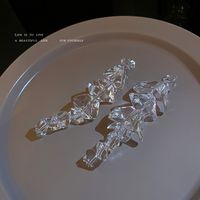 Wholesale Korean Irregular Acrylic Ice Cube Long Earrings Nihaojewelry main image 4