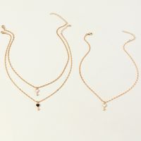 Wholesale Jewelry Key Shape Pendant Necklace Nihaojewelry main image 5