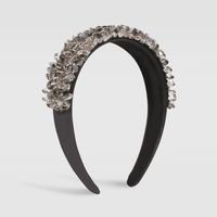 Wholesale Crystal Broad-brimmed Solid Color Headband Nihaojewelry main image 5