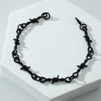 Wholesale Jewelry Punk Style Thorns Chain Necklace Bracelet Nihaojewelry sku image 1
