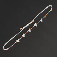 Rainbow Daisy Flower Miyuki Bead Woven Stacking Bracelet Wholesale Jewelry Nihaojewelry sku image 3