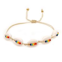 Color Miyuki Bead Shell Bohemian Style Stacking Bracelet Wholesale Jewelry Nihaojewelry sku image 1
