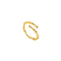 Wholesale Jewelry Geometric Twist Circle Glossy Open Ring Nihaojewelry sku image 6