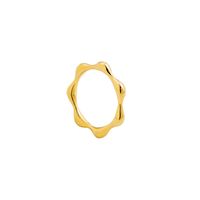 Wholesale Jewelry Geometric Twist Circle Glossy Open Ring Nihaojewelry sku image 9