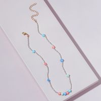 Fashion Color Miyuki Beads Weaving Flower Necklace Wholesale Nihaojewelry sku image 1