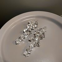 Wholesale Korean Irregular Acrylic Ice Cube Long Earrings Nihaojewelry sku image 1