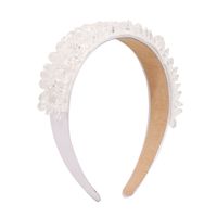 Wholesale Crystal Broad-brimmed Solid Color Headband Nihaojewelry sku image 1