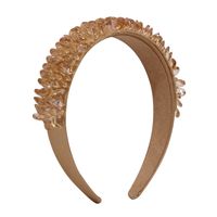 Wholesale Crystal Broad-brimmed Solid Color Headband Nihaojewelry sku image 3
