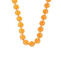Wholesale Jewelry Color Dripping Smile Expression Copper Necklace Nihaojewelry sku image 4