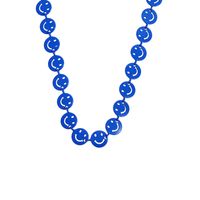 Wholesale Jewelry Color Dripping Smile Expression Copper Necklace Nihaojewelry sku image 7