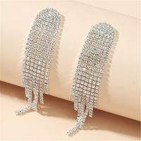 Fashion Long Tassel Geometric Copper Earrings Wholesale Nihaojewelry main image 3