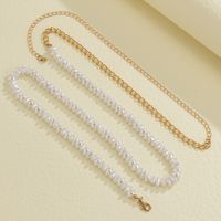 Baroque Irregular Corn Kernel Imitation Pearl Waist Chain Wholesale Nihaojewelry main image 3