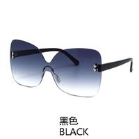 New Korean Simple Style Fashion Big Frame Sunglasses sku image 2