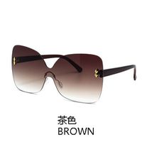 New Korean Simple Style Fashion Big Frame Sunglasses sku image 3