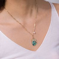 Collier De Coquillages Irréguliers En Perles Simples En Gros Nihaojewelry main image 1