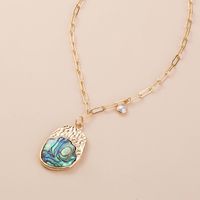 Collier De Coquillages Irréguliers En Perles Simples En Gros Nihaojewelry main image 4