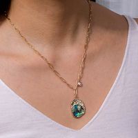 Collier De Coquillages Irréguliers En Perles Simples En Gros Nihaojewelry main image 5