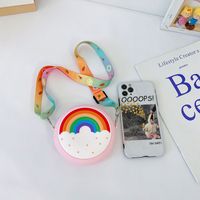 New Cute Rainbow Children's Silicone Coin Purse Wholesale Nihaojewelry main image 4